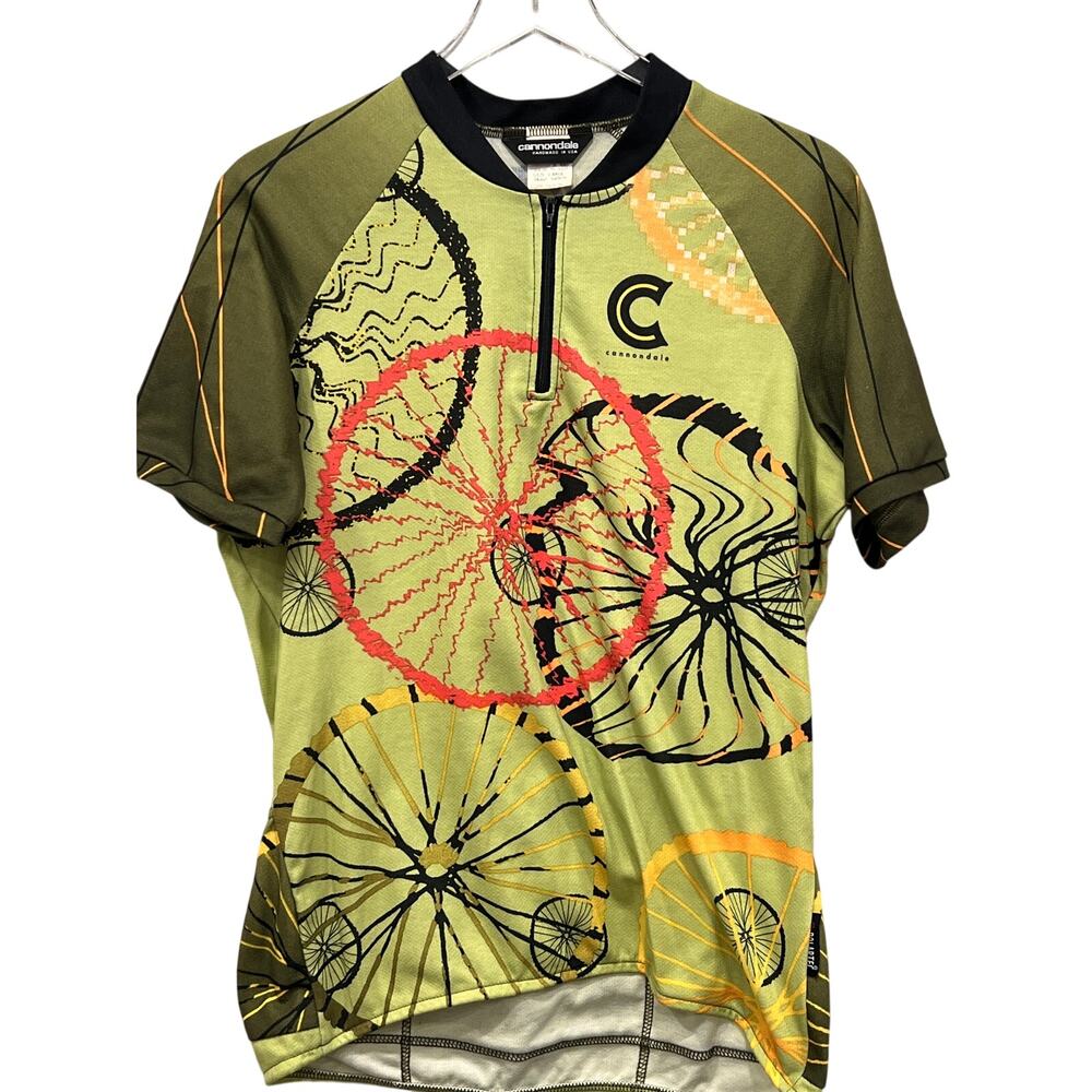 Cannondale Women's Cycling Jersey Handmade in USA Polartec Size L‎ Outdoors